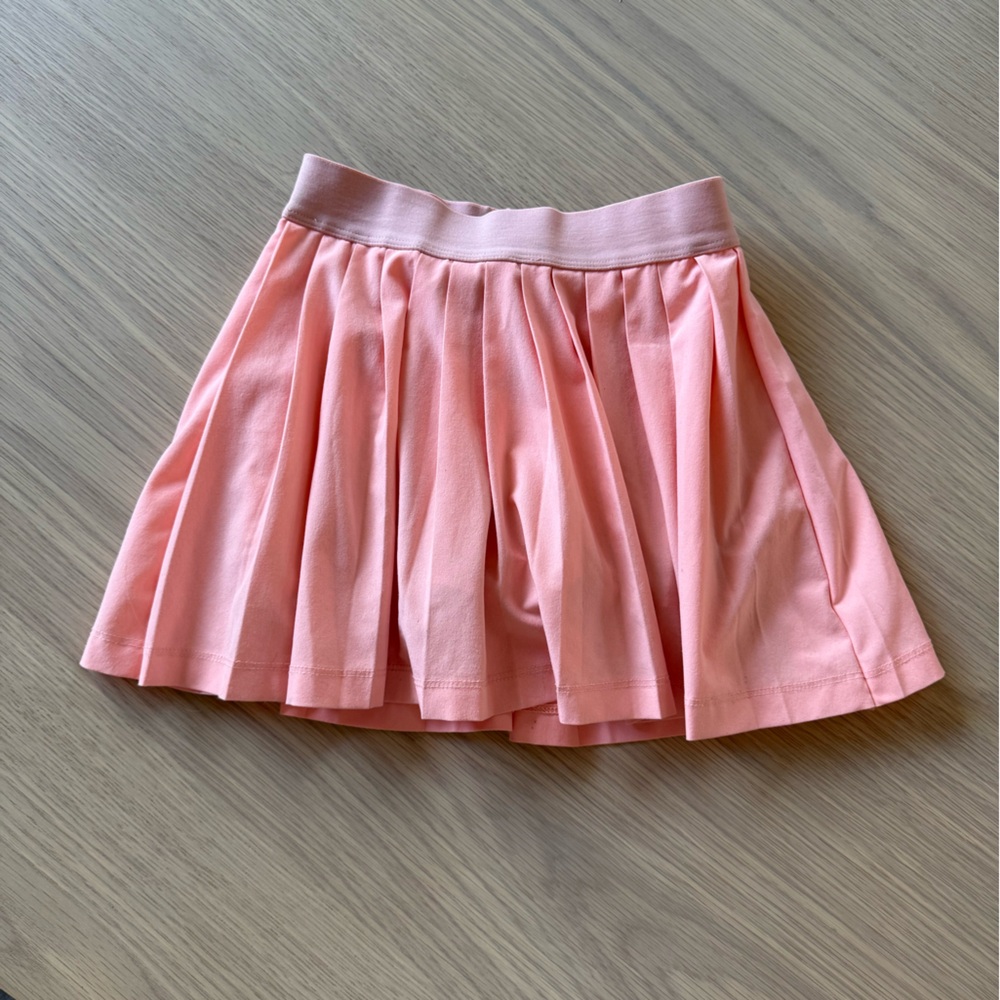 Athleta Girl Light Pink Pleated Skirt